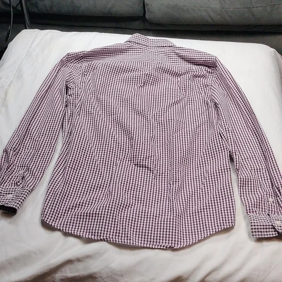 Chaps slim fit men's long sleeved button down shirt size medium - Picture 9 of 12